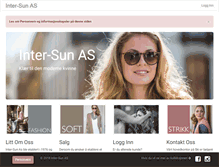 Tablet Screenshot of inter-sun.no